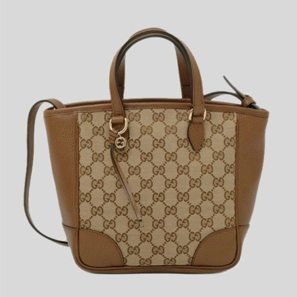 Gucci GG Canvas Small Bree Tote in Brown NEW WITH DUSTBAG - Picture 6 of 8